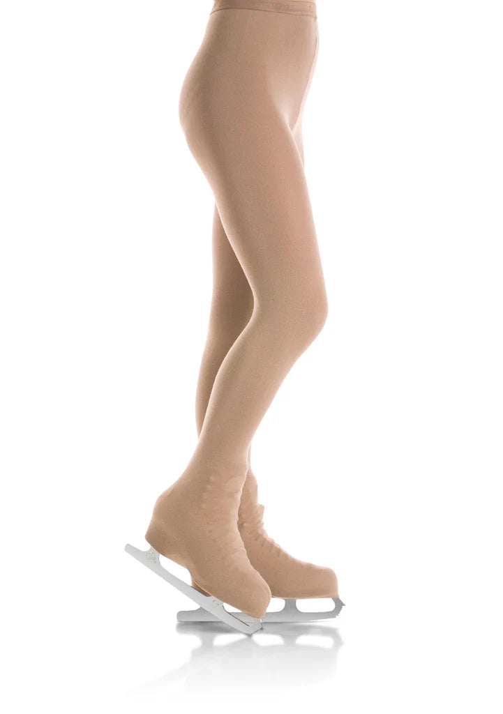 Mallas de Patinaje Artístico Mondor 3396 Naturals Over the Boot con Velcro para Dama